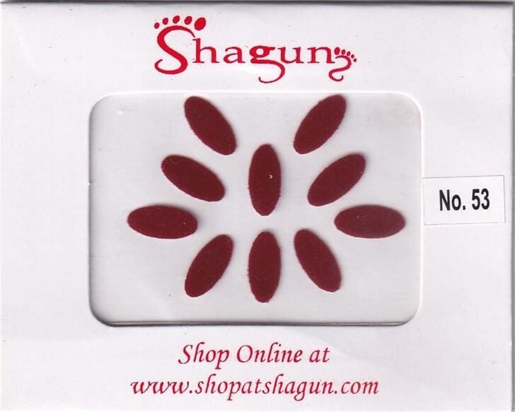 Shagun Bindi - Maroon Oval Slim
