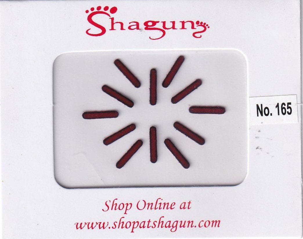 Shagun Bindi - Maroon Black Border Stick (M)