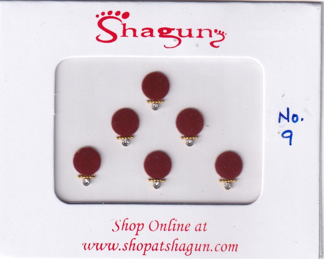 Shagun Bindi - Maroon Round (SFS)