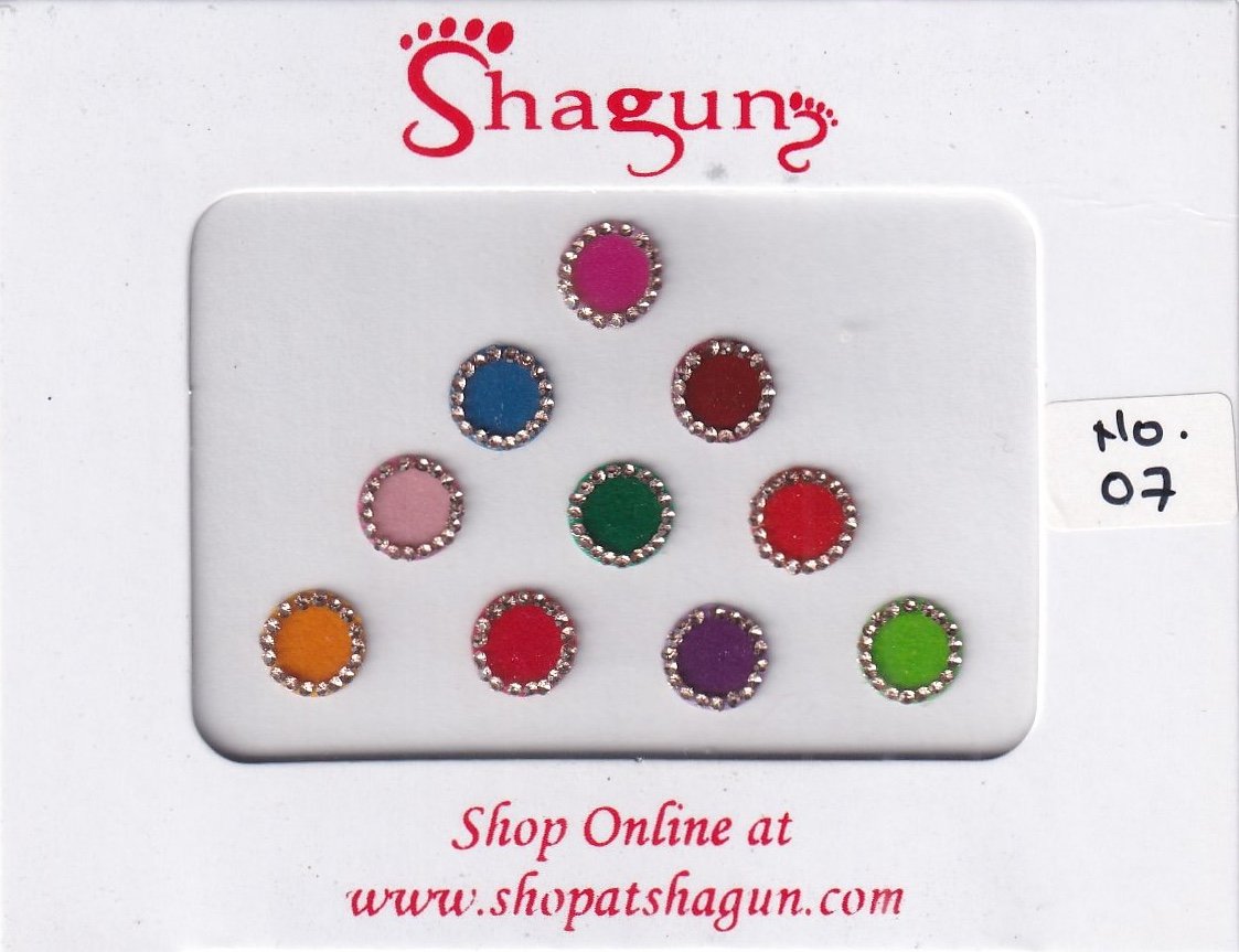 Shagun Bindi - Round Assorted (FSBG)