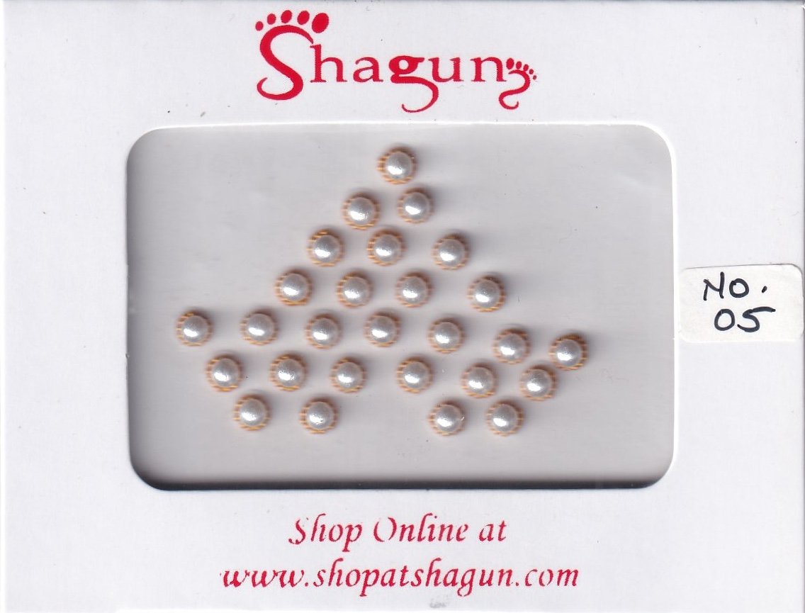 Shagun Bindi - White Pearl Bindi (GB)