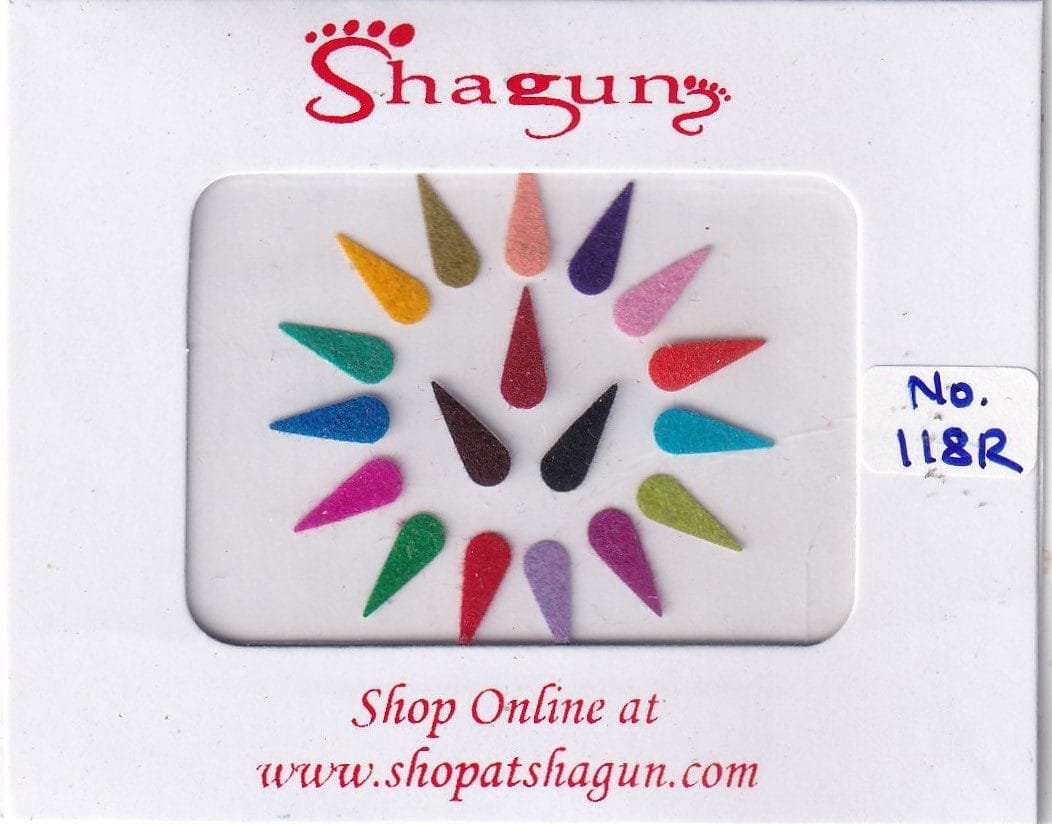 Shagun Bindi - Assorted Colour Drop (TL)