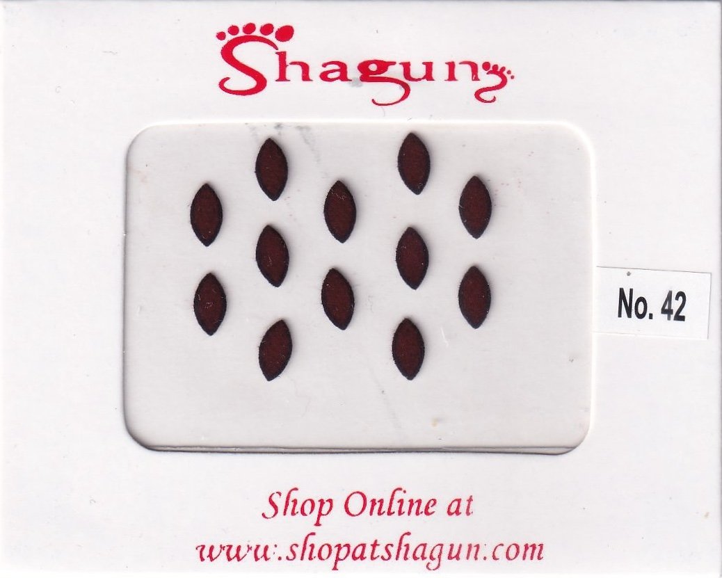 Shagun Bindi - Maroon Black Border Eye