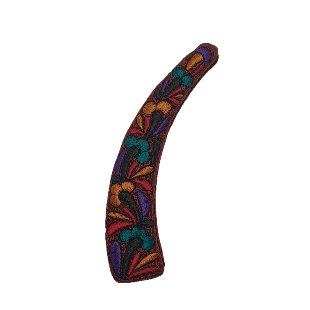 Hand Embroidered Hair Clip - W571 (Pattern 5)
