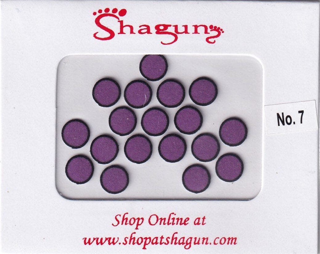 Shagun Bindi - Purple (Lilac) with Border Round