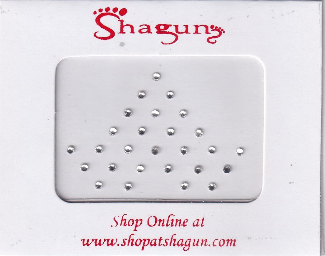 Shagun Bindi - Crafted Kundan White (No. 1561)
