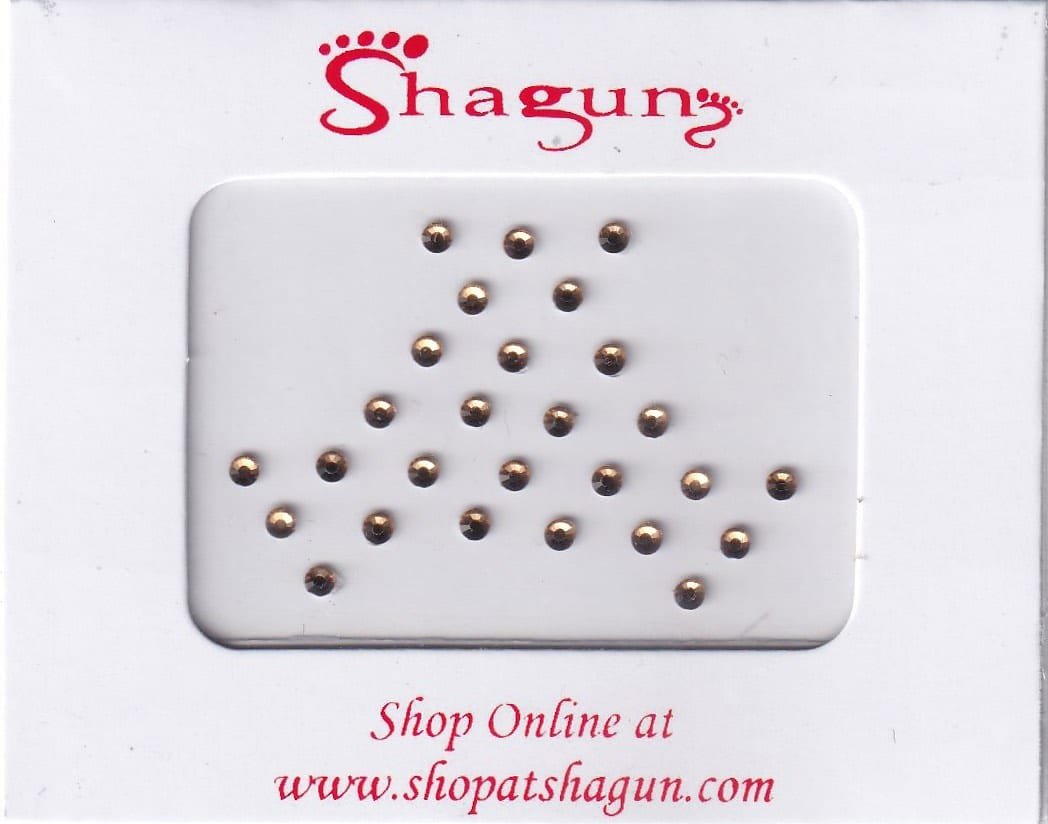 Shagun Bindi - Crafted Kundan Golden (No. 2377)