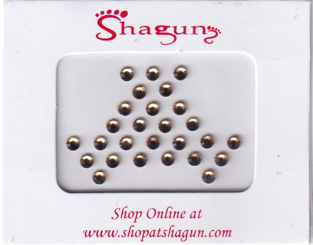 Shagun Bindi - Crafted Kundan Golden (No. 2378)