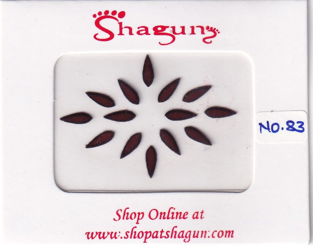 Shagun Bindi - Maroon Black Border Tilak V