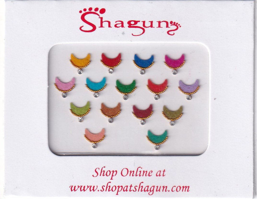 Shagun Bindi - Assorted Colour Chandrakor (HCFS)