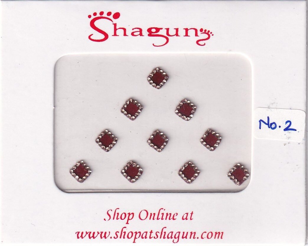Shagun Bindi - Maroon Square (FSBG)
