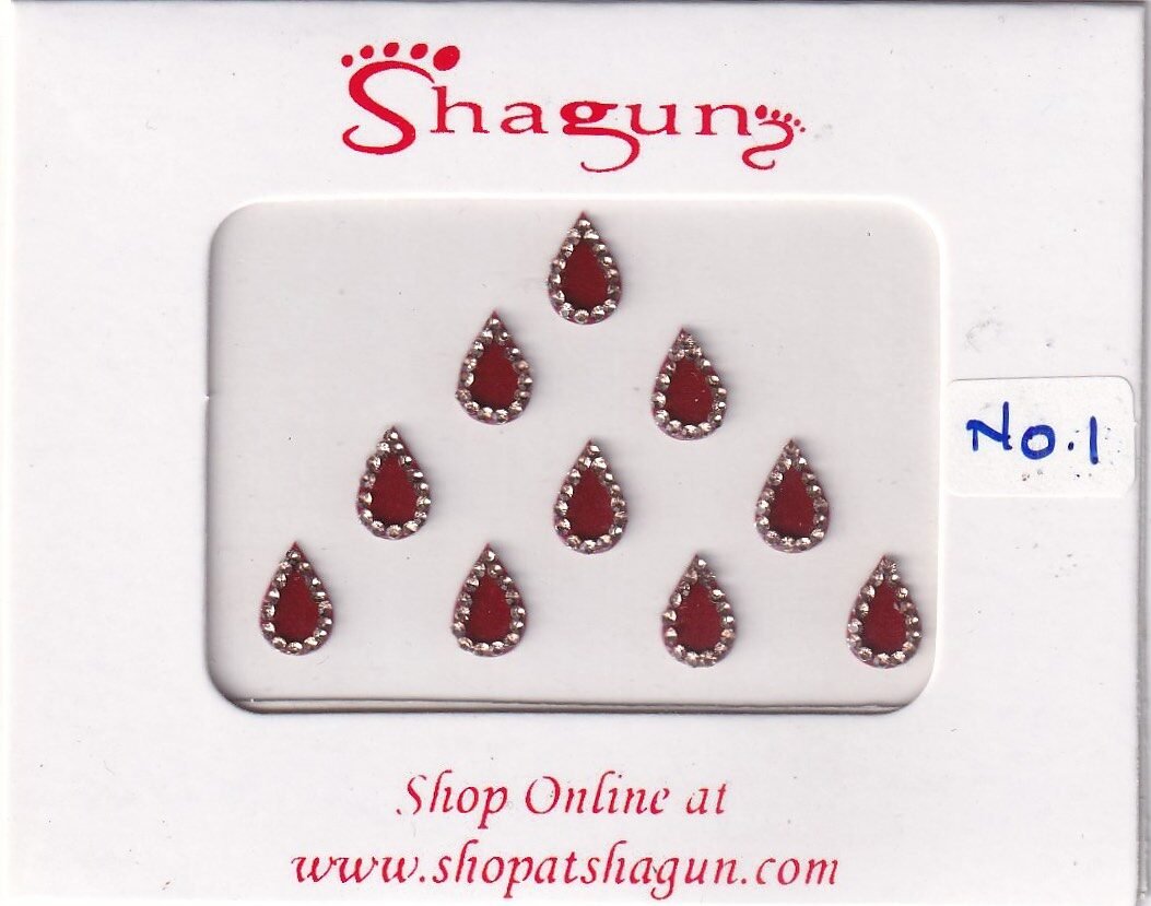 Shagun Bindi - Maroon Drop (FSBG)