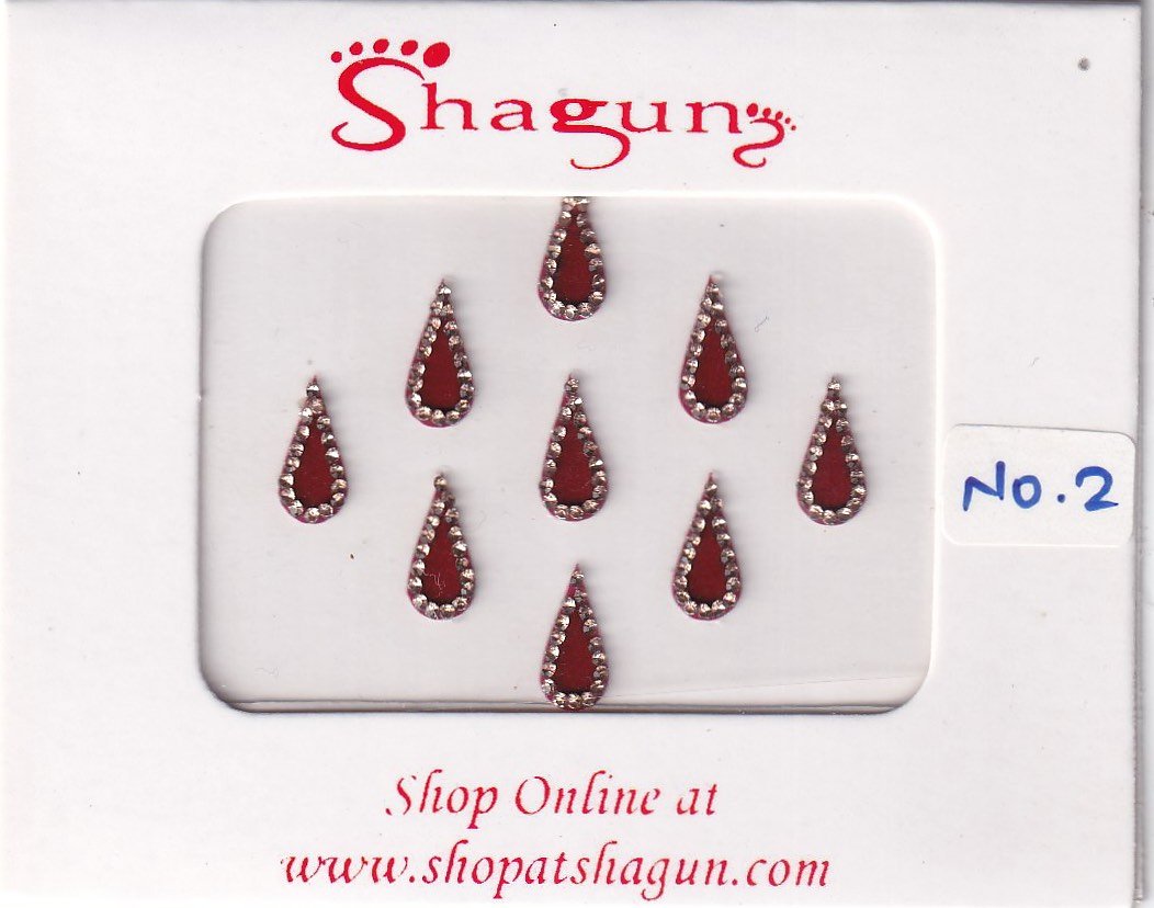 Shagun Bindi - Maroon Almond (FSBG)