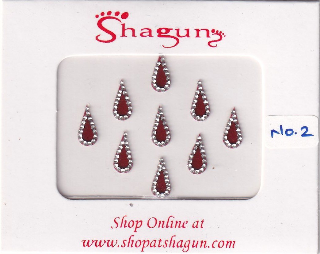 Shagun Bindi - Maroon Almond (FSBS)