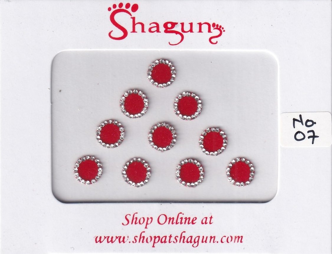 Shagun Bindi - Round Red (FSBS)