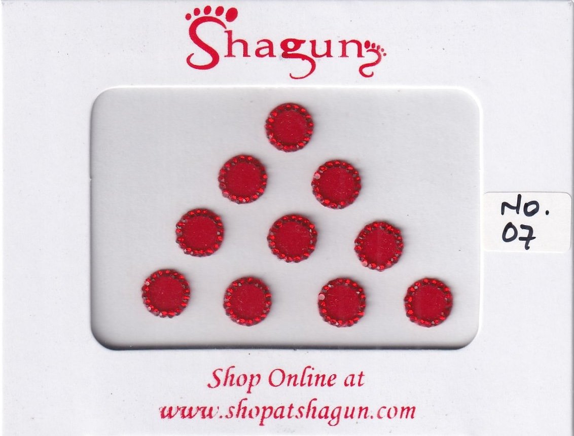 Shagun Bindi - Round Red (FSBR)